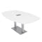 Skutchi Designs 45 in W, 72 in L, 29 in H, Engineered Wood Top, White HAR-ABOT-46X72-DOU-ELEC-XD09 - alternate 1
